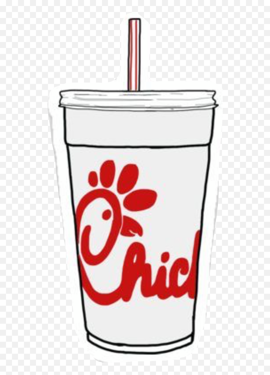 Vsco Aesthetic Chickfila Drink Red White Straw Chick Fil A Cup Clipart Png - a Logo Png