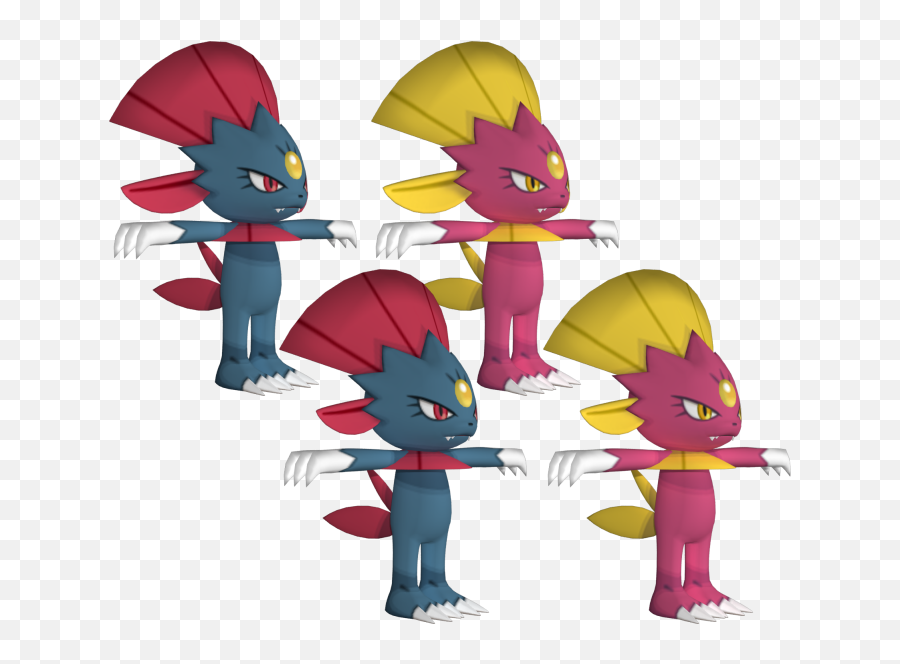 Y - Male Vs Female Weavile Png,Weavile Png