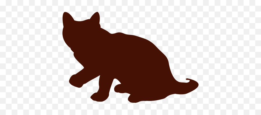Rising Cat Silhouette - Transparent Png U0026 Svg Vector File Cat Silhouette Brown,Cat Silhouette Transparent