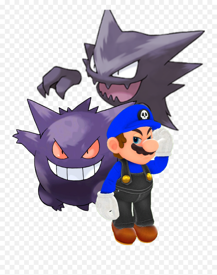 Gengar Haunter Smg4 Pokemon Sticker By Eidelrivera - Pokemon Gengar Png,Haunter Transparent