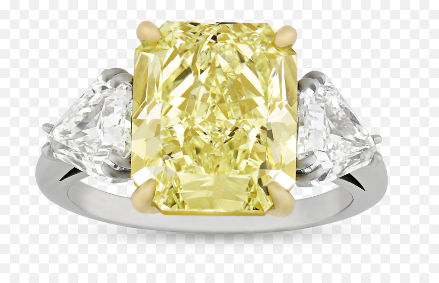 Fancy Yellow Diamond Ring 6 Png