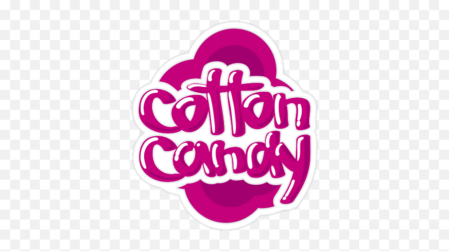 Cotton Candy - Girly Png,Cotton Candy Logo