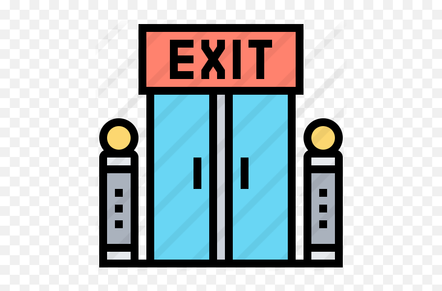 Exit Door - Vertical Png,Exit Door Icon