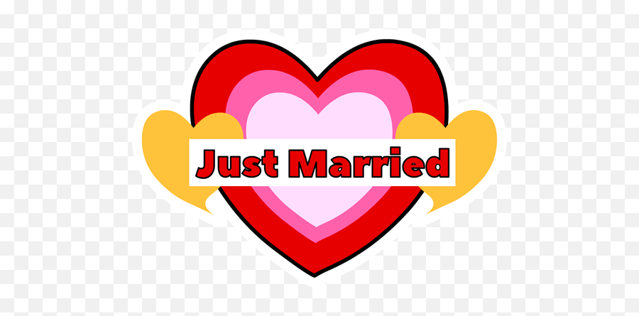 Just Married Sticker - Just Stickers Just Married Sticker Png,Just Married Icon