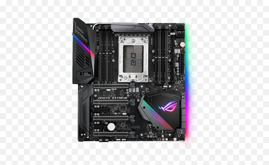 Rog Zenith Extreme Gaming Motherboardsrog - Asus X399 Rog Zenith Png,Zenith Icon