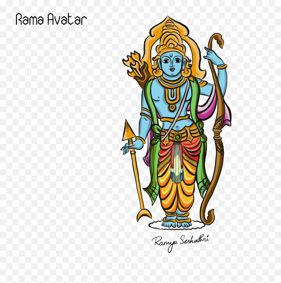 Rama Avatar By Ramya Seshathri - Rama Avatar Png,Buddy Icon Avatar