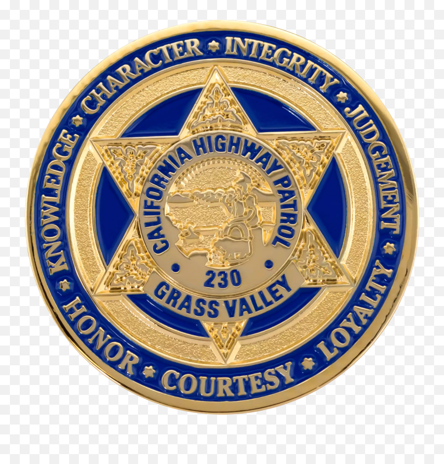 Custom California Challenge Coins - Signature Coins Solid Png,Law Enforcement Icon