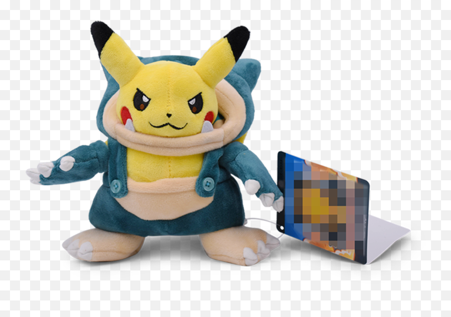 Pikachu Cosplay Snorlax Plush - Stuffed Toy Png,Pokemon Xy Icon Folder