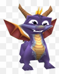 Download Todays Autistic Character Of - Spyro The Dragon Ps1 Model Png,Spyro Png