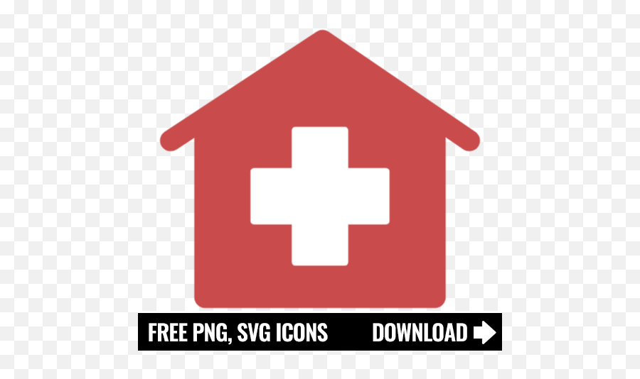 Free Red Hospital Building Icon Symbol Png Svg Download - Icon Png,Bulding Icon