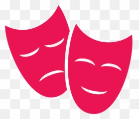 Theater Masks Icon - Aaron Family Jewish Community Center of Happy png