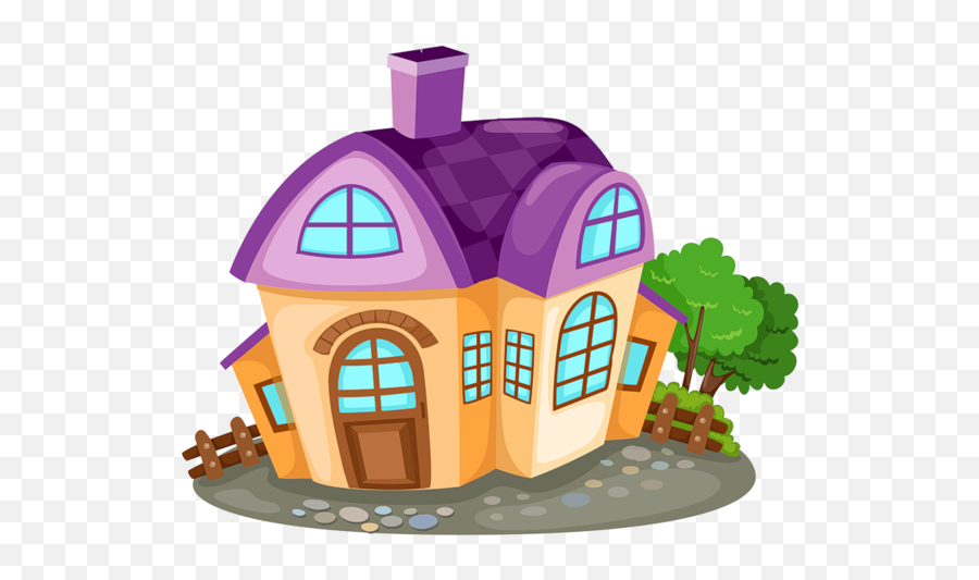 Download House Drawing Cartoon Free Image Clipart - Cartoon House Drawing Color Png,Cartoon House Icon