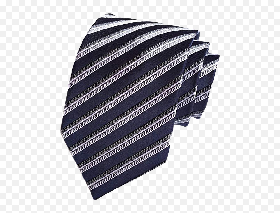 Download Secdtie Striped Navy White And Black Tie - Necktie Necktie Png,Necktie Png