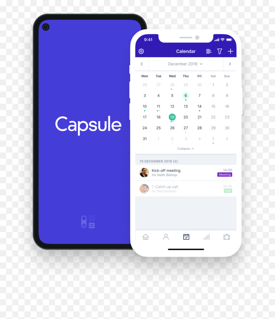 Best Mobile Crm App For Android U0026 Ios Capsule - Smartphone Png,Android Contacts App Icon