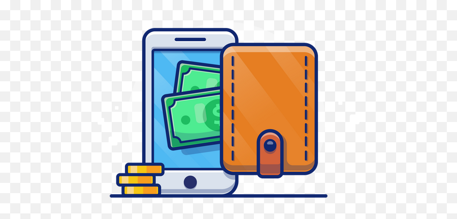 Best Premium Payment Through Card And Wallet Illustration - Smartphone Png,Multi Device Icon