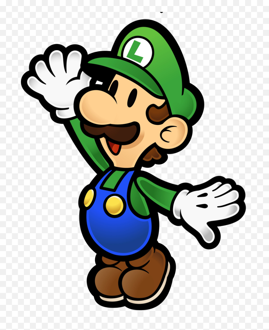 Luigi Paper Mario Wiki Fandom - Super Paper Mario Luigi Png,Mario And Luigi Transparent