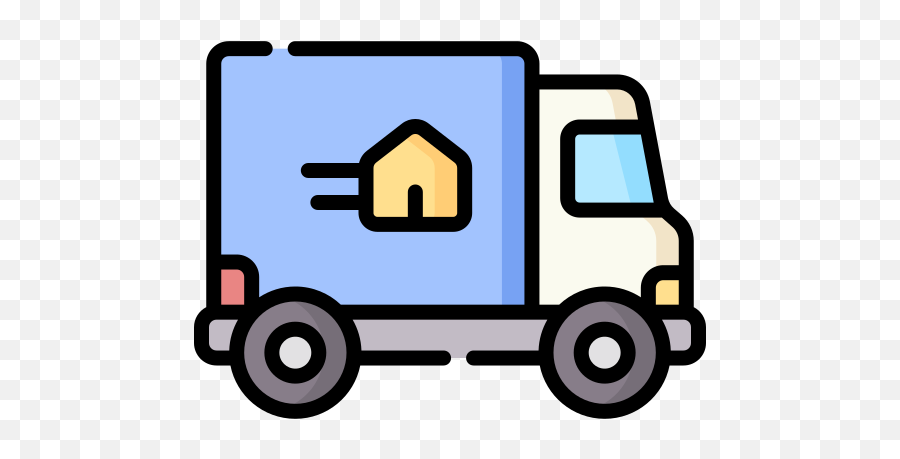 Moving Truck - Free Transport Icons Moving Truck Icon Png,Icon Trucks