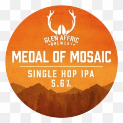 Medal Of Mosaic Glen Affric Brewery Png