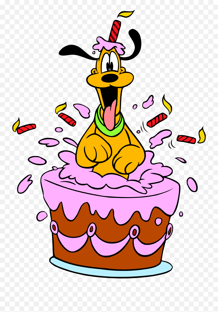 Happy Birthday Disney Pluto - Happy Birthday Pluto Disney Png,Pluto Png