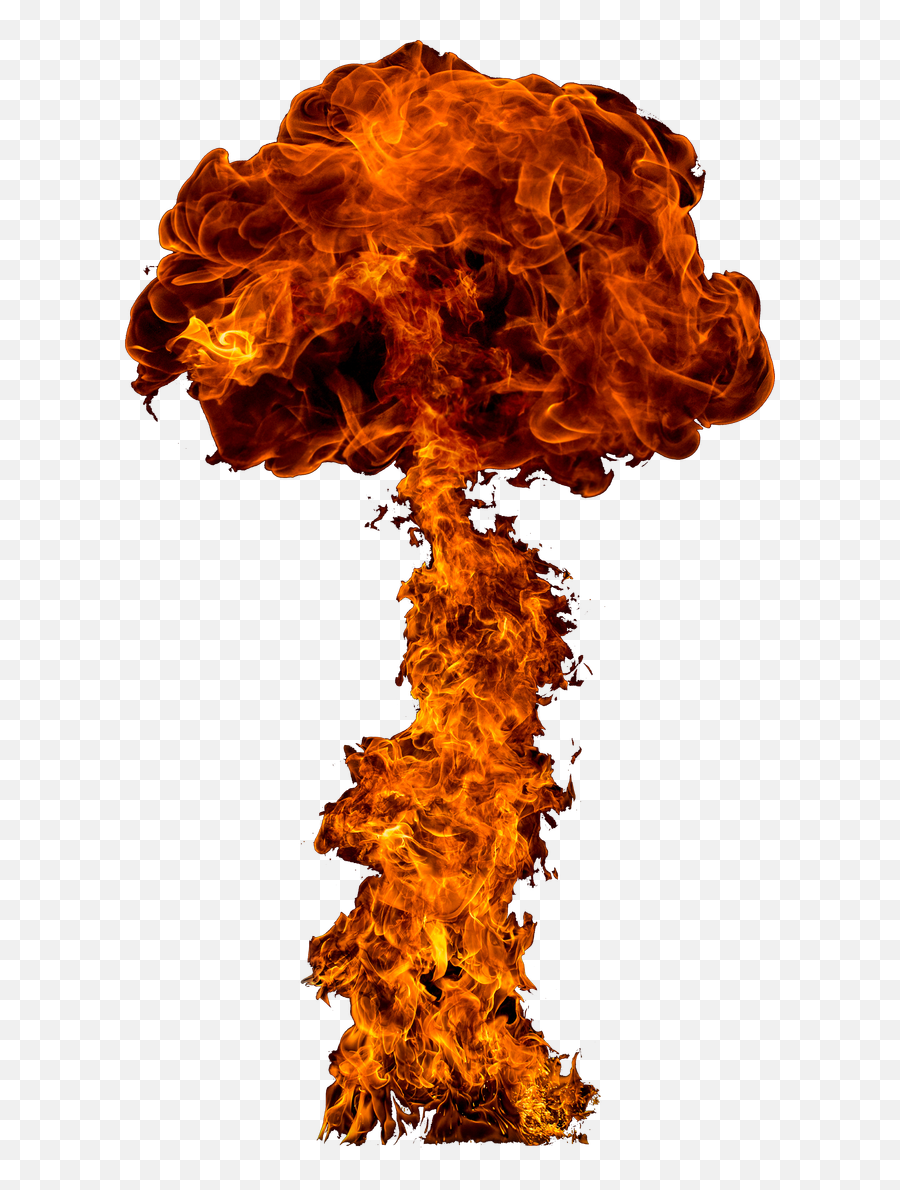 Download Nuke Explosion Png - Atomic Bomb Explosion Png Transparent Background Mushroom Cloud Png,Explotion Png