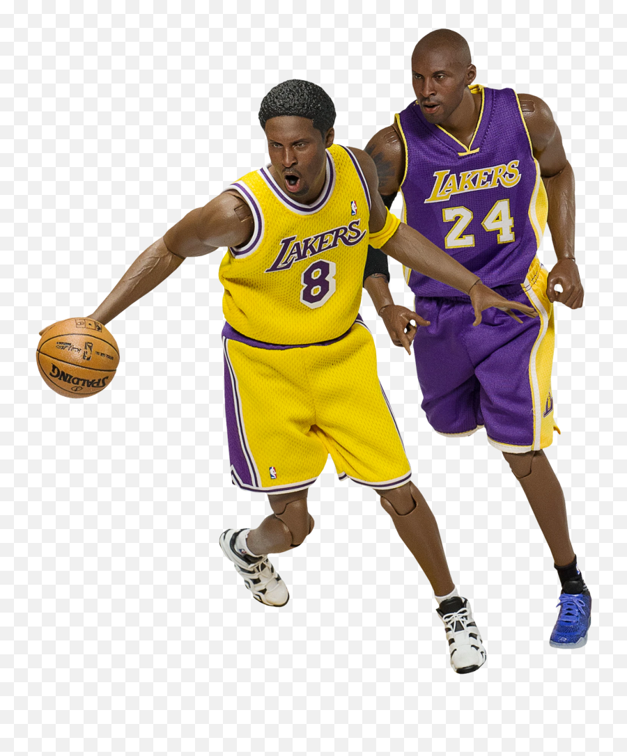 Nba Basketball - Kobe Bryant Duo 16th Scale Action Figure 2 Kobe Figure Png,Kobe Bryant Transparent