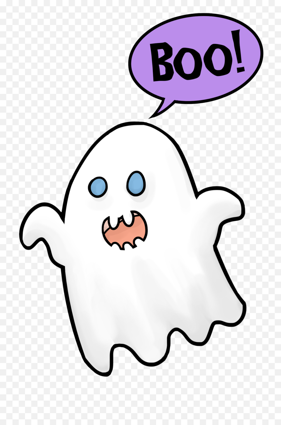Kaynessu0027 Art Blog Happy Halloween Clipart - Cartoon Png,Halloween Ghost Png