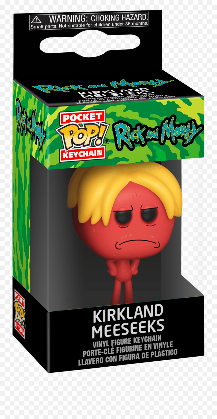 Rick And Morty - Kirkland Meeseeks Pocket Pop Keychain Rick And Morty Death Crystal Morty Png,Mr Meeseeks Png