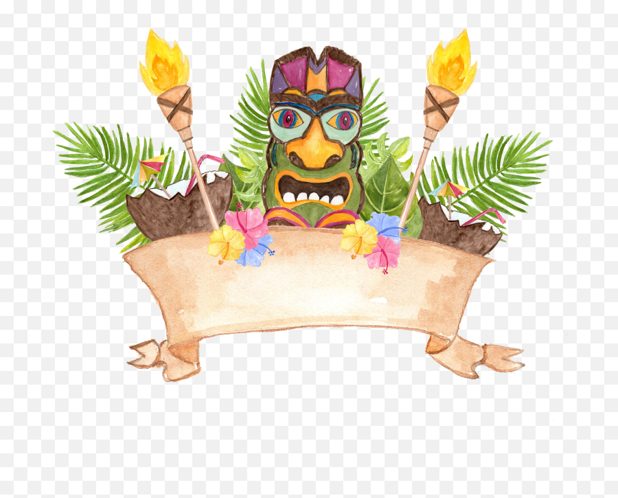 Hawaiian Clipart Transparent Background Png Luau