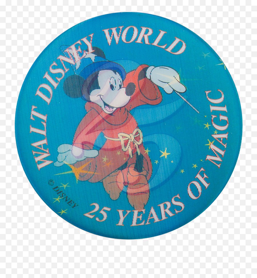Walt Disney World 25 Years Of Magic Busy Beaver Button Museum - Walt Disney Resort Png,Disney World Png