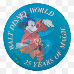 Walt Disney World 25 Years Of Magic Busy Beaver Button Museum - Resort png