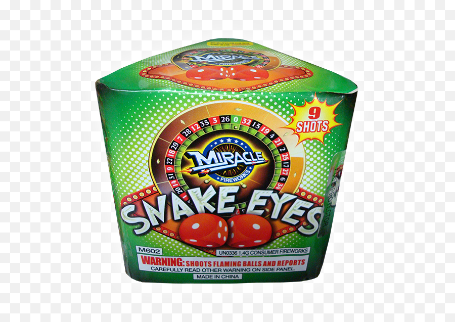 Snake Eyes 9 Shot Miracle - Snack Png,Snake Eyes Png