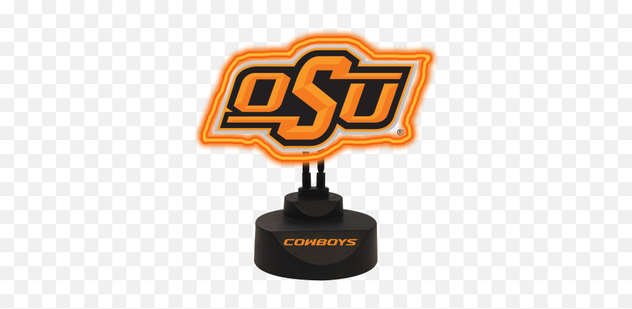 Oklahoma State Cowboys Team Logo Neon - Oklahoma State University Png,Cowboys Logo Images