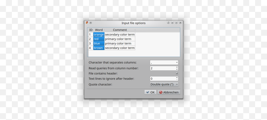 Coquery Documentation Main Interface U2014 0100 - Screenshot Png,Columns Png