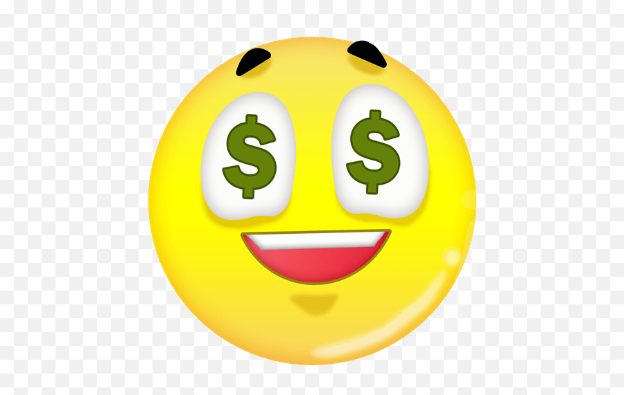 Dollar Eyes Emoji Gif - 480x491 Png Clipart Download Money Eyes Emoji Black Background,Eyes Emoji Transparent