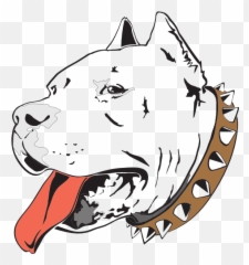 Pitbull Clipart Watercolor - Perros Pitbull Para Dibujar Png,Pitbull Png