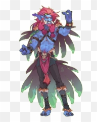 Download Gatto By Mlarty Imaginary Trolls - Character Full World Of Warcraft Png,Trolls Characters Png