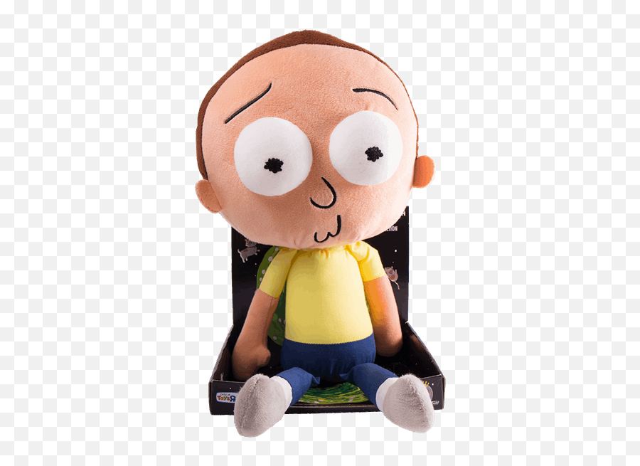 Rick And Morty - Morty 16 Plush Stuffed Toy Png,Rick And Morty Transparent Background