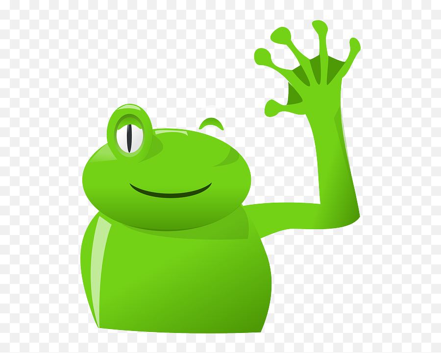 Frog Hand Wave - Tea Cup Clip Art Png,Goodbye Png