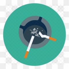 Ashtray Icon - Cigarette Png,Ashtray Png