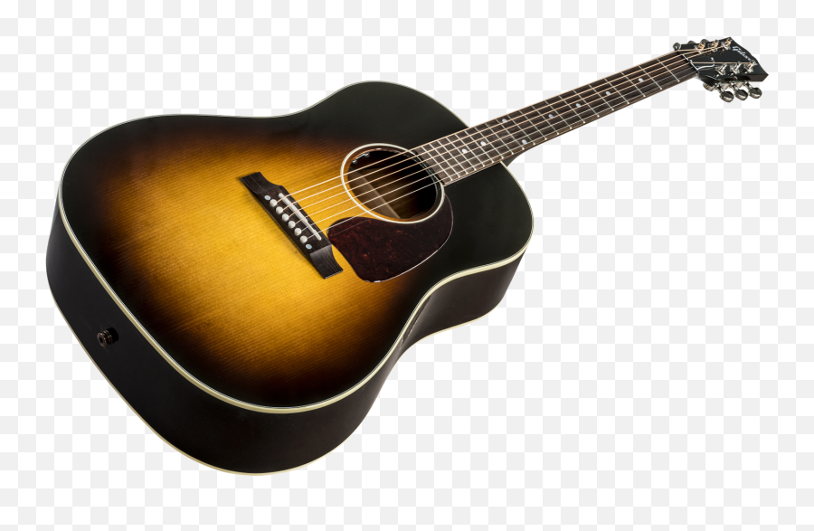 Gibson J - 45 Standard 2019 Acoustic Guitar Vintage Sunburst Gibson J15 Walnut Sunburst Png,Gibson Guitar Logo