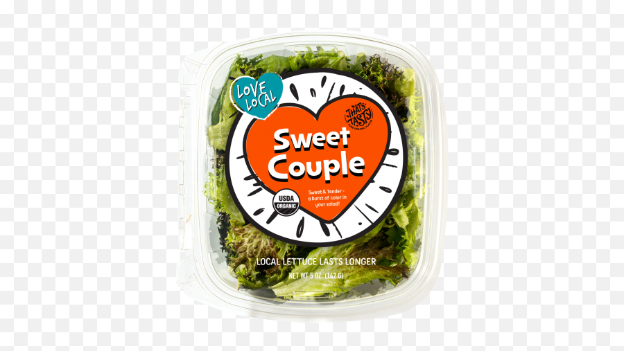 Sweet Couple Organic Lettuce - Thatu0027s Tasty Lettuce Shenandoah Growers Png,Lettuce Transparent