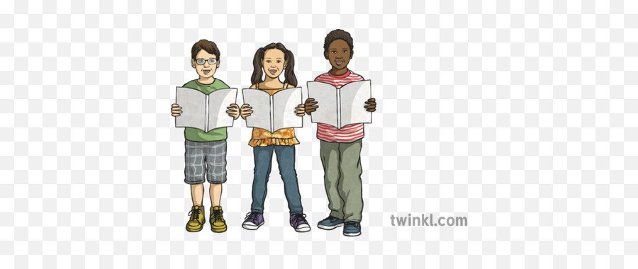 Choir Illustration - Twinkl For Adult Png,Choir Png