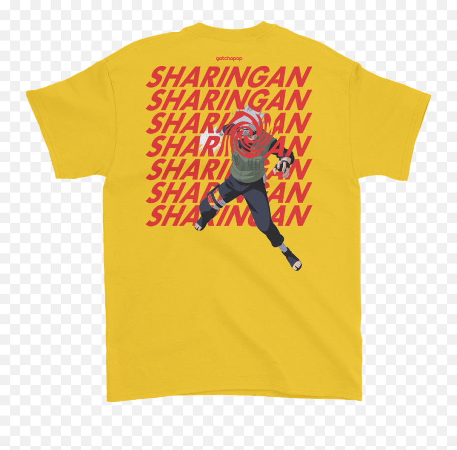 Download Naruto Sharingan Kakashi Shirt - Tshirt Full Fictional Character Png,Kakashi Sharingan Png