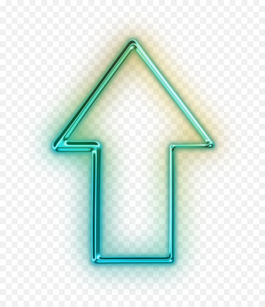 Neon Arrow Png Transparent Image - Neon Arrow Pointing Up,Neon Arrow Png