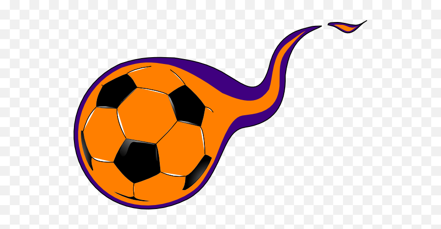 Purple Flame Soccer Ball Clip Art - Vector Clip Soccer Ball Png,Purple Flames Png