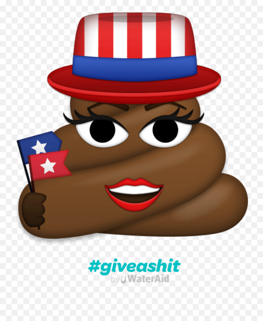 Photo - Wateraid Poop Emoji With Sombrero Clipart Full Pile Of Poo Emoji Png,Poop Emoji Transparent