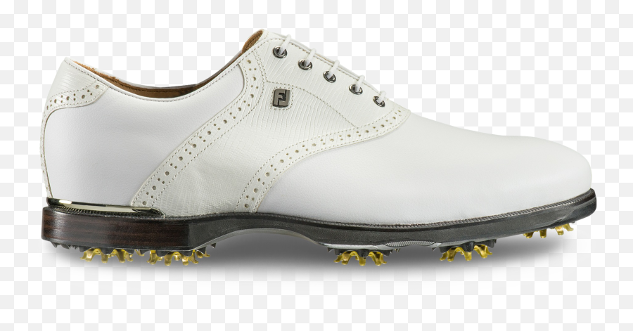 Mens Classic Saddle Golf Shoe - Round Toe Png,Footjoy Mens Icon Saddle Golf Shoe Closeouts
