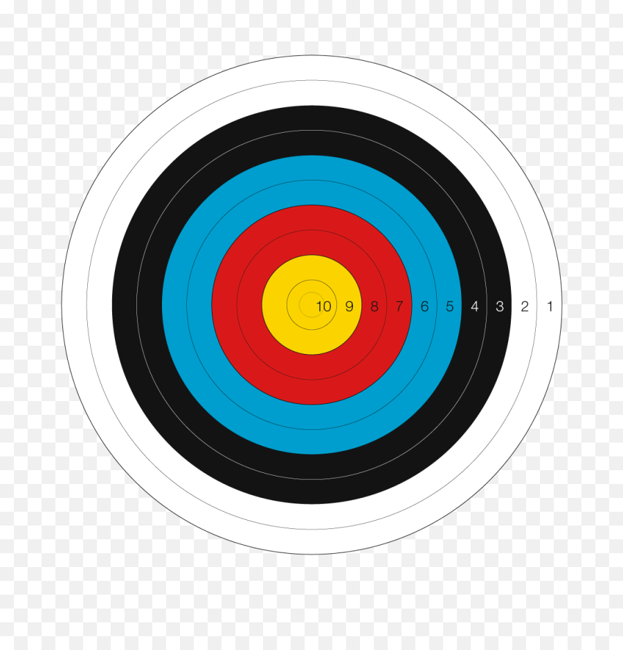 Archery Target Scoring Guide - Target Archery Png,Archery Png