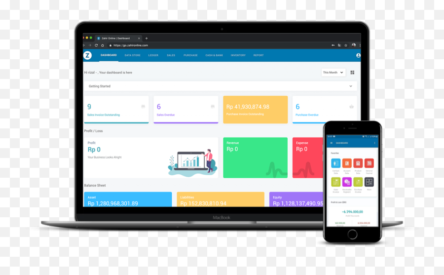 The Best Accounting Software In Malaysia Zahir - Transparent Accounting Software Background Png,Accounting System Icon