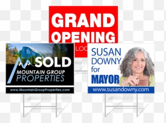 Custom 4mm Yard Signs Png